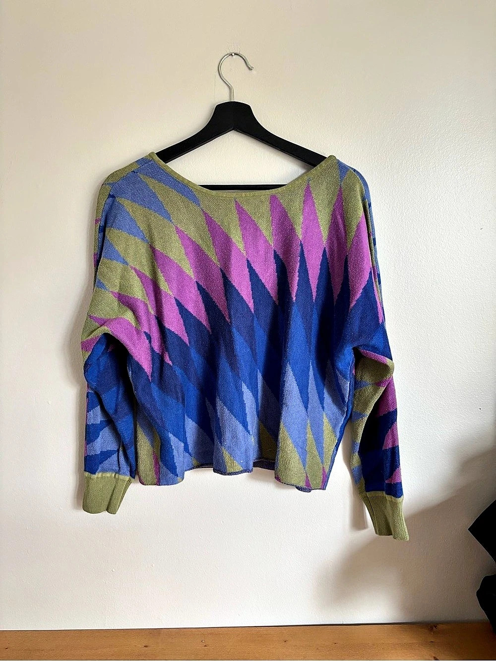 Anthropology Women's Geometric Knit Sweater Size XS